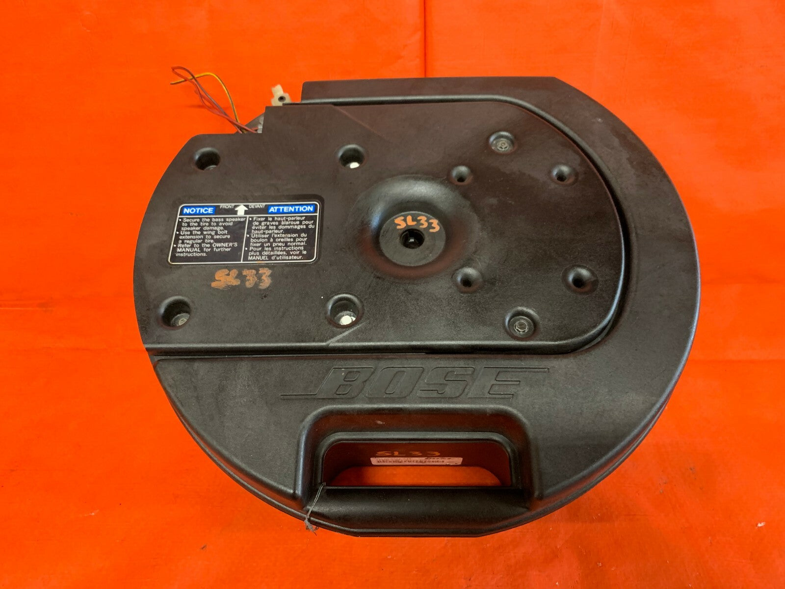 02 06 ACURA RSX TYPE S OEM   BOSE SUBWOOFER SUB WOOFER ASSEMBLY0
