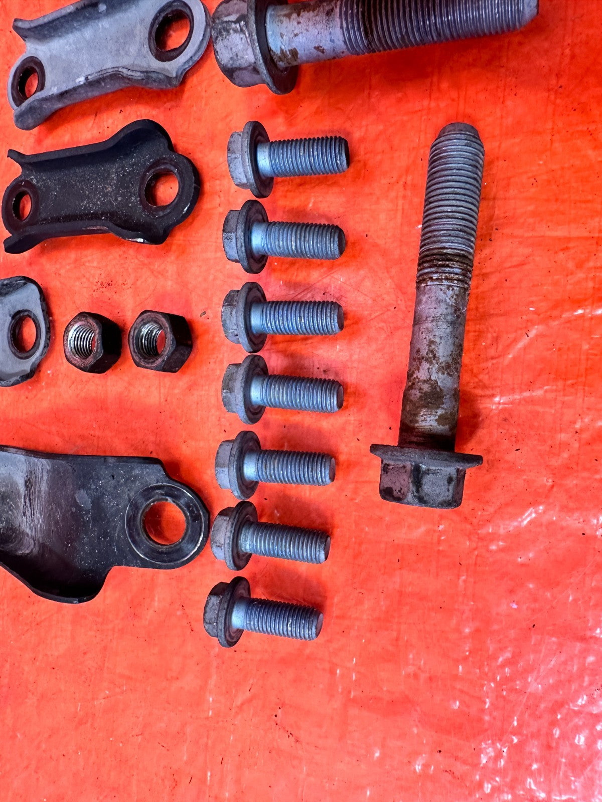 18 22 HONDA ACCORD 1.5L   POWER STEERING RACK BOLTS BRACKETS HARDWARE   OEM #3246