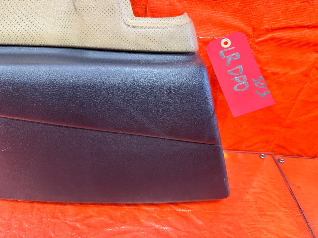09 11 MAZDA RX8 RX 8   DRIVER LEFT REAR DOOR PANEL BLACK TAN OEM 3033