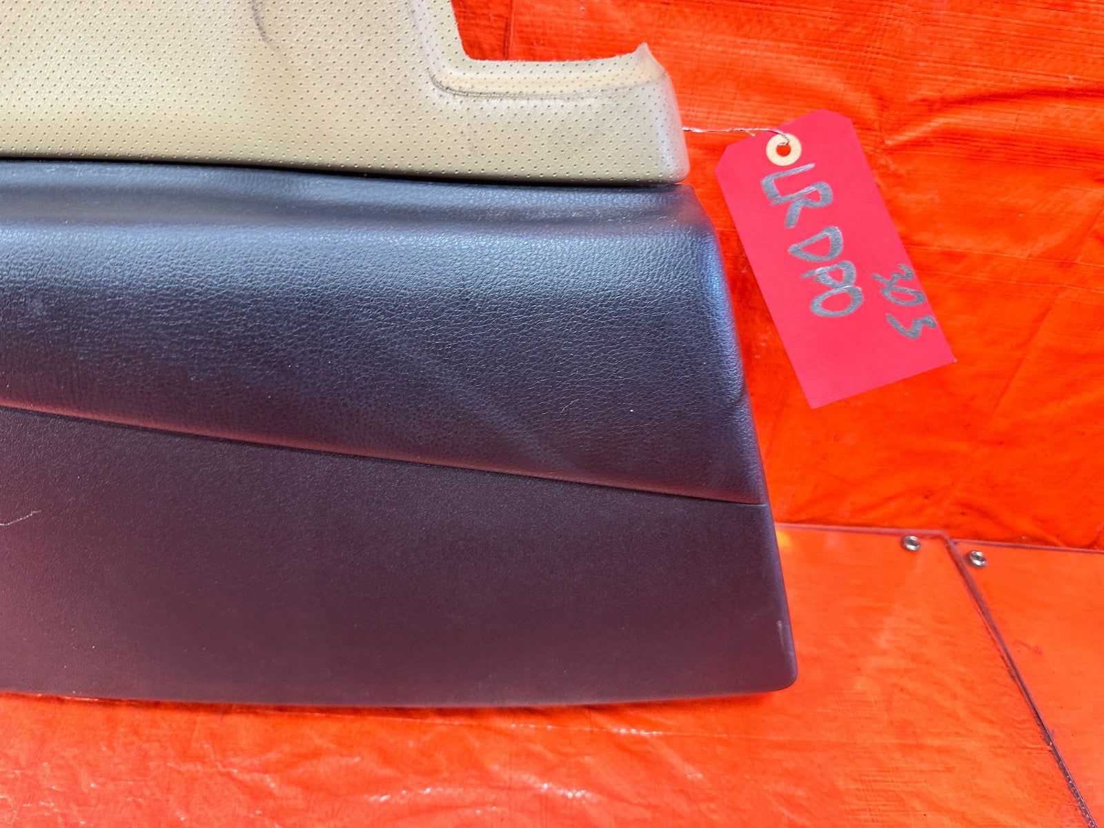 09 11 MAZDA RX8 RX 8   DRIVER LEFT REAR DOOR PANEL BLACK TAN OEM 3033