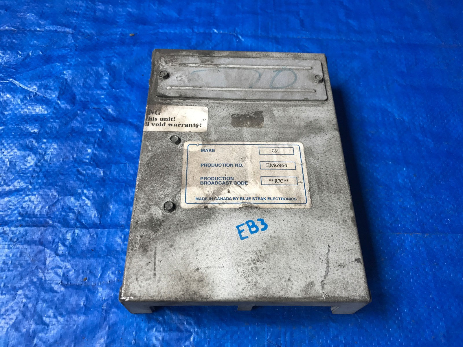 OEM GM ENGINE COMPUTER ECU ECM EBX   PART # EM68640