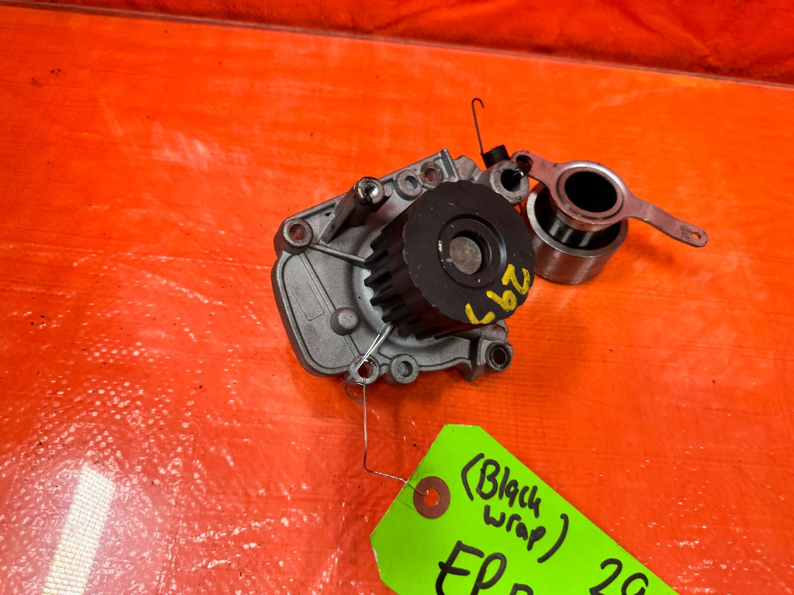 96 00 HONDA CIVIC   D16Y7 D16Y8   WATER PUMP AND TENSIONER   #2971