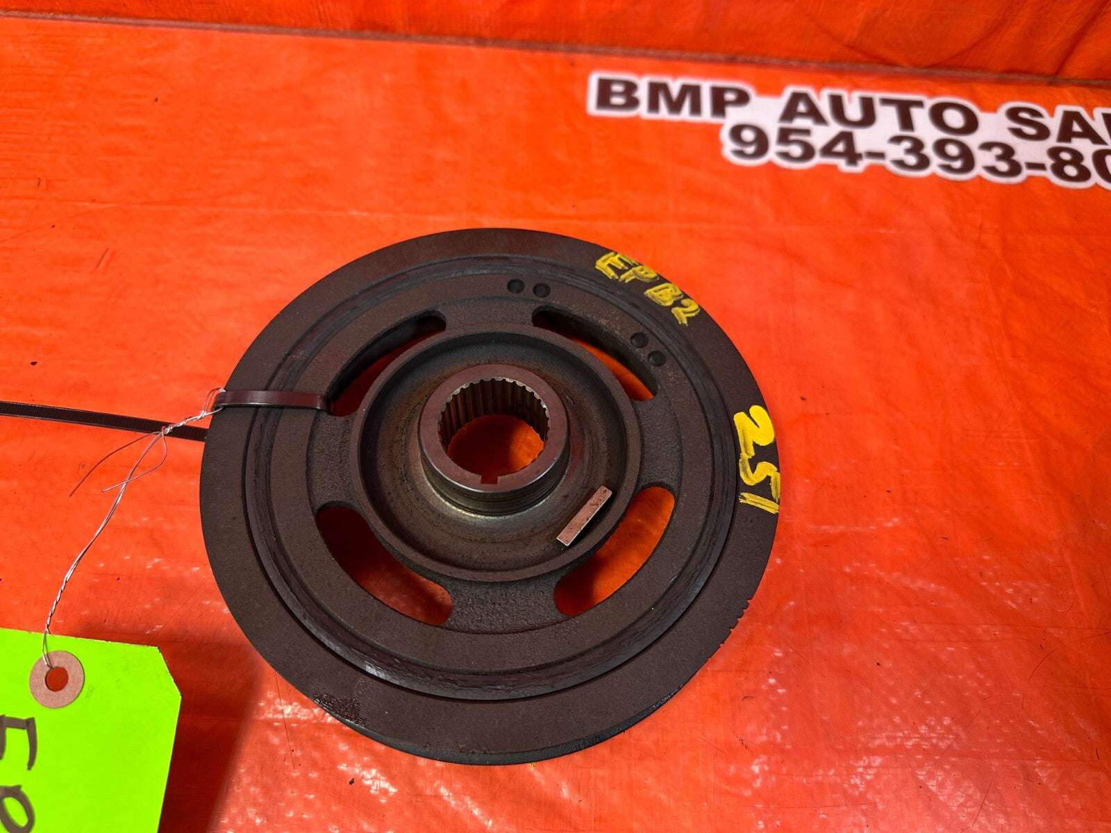 08 12 HONDA ACCORD 2.4L CRANKSHAFT CRANK SHAFT HARMONIC BALANCER PULLEY OEM 2511