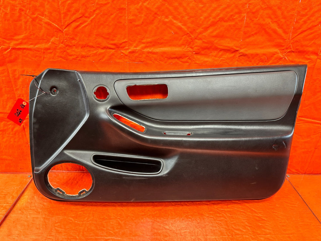 94 01 ACURA INTEGRA 2D   PASSENGER RIGHT DOOR PANEL   BLACK & GRAY   OEM 3090