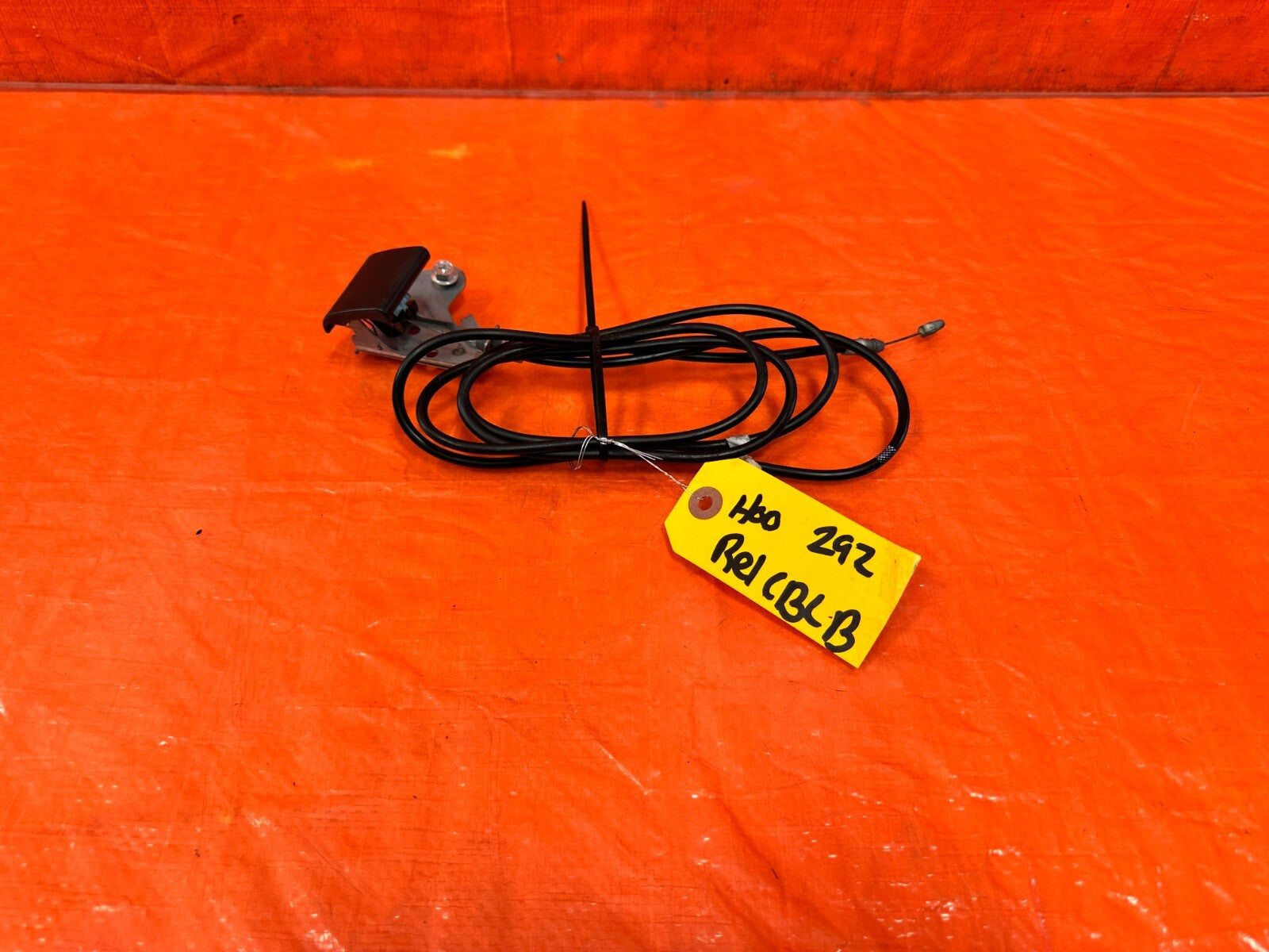13 20 SUBARU BRZ   HOOD RELEASE WIRE CABLE W/ PULL LEVER HANDLE   OEM #2920