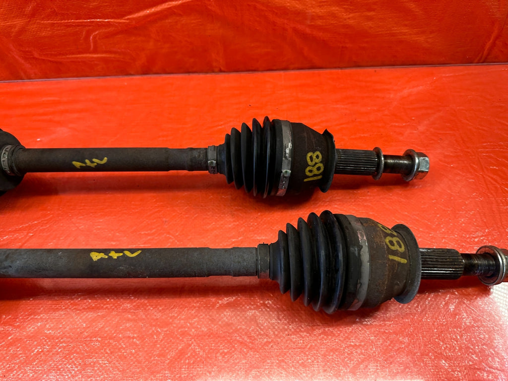 08 15 INFINITI G37 & Q60   LEFT & RIGHT   MANUAL STICK SHIFT AXLES   OEM #1886