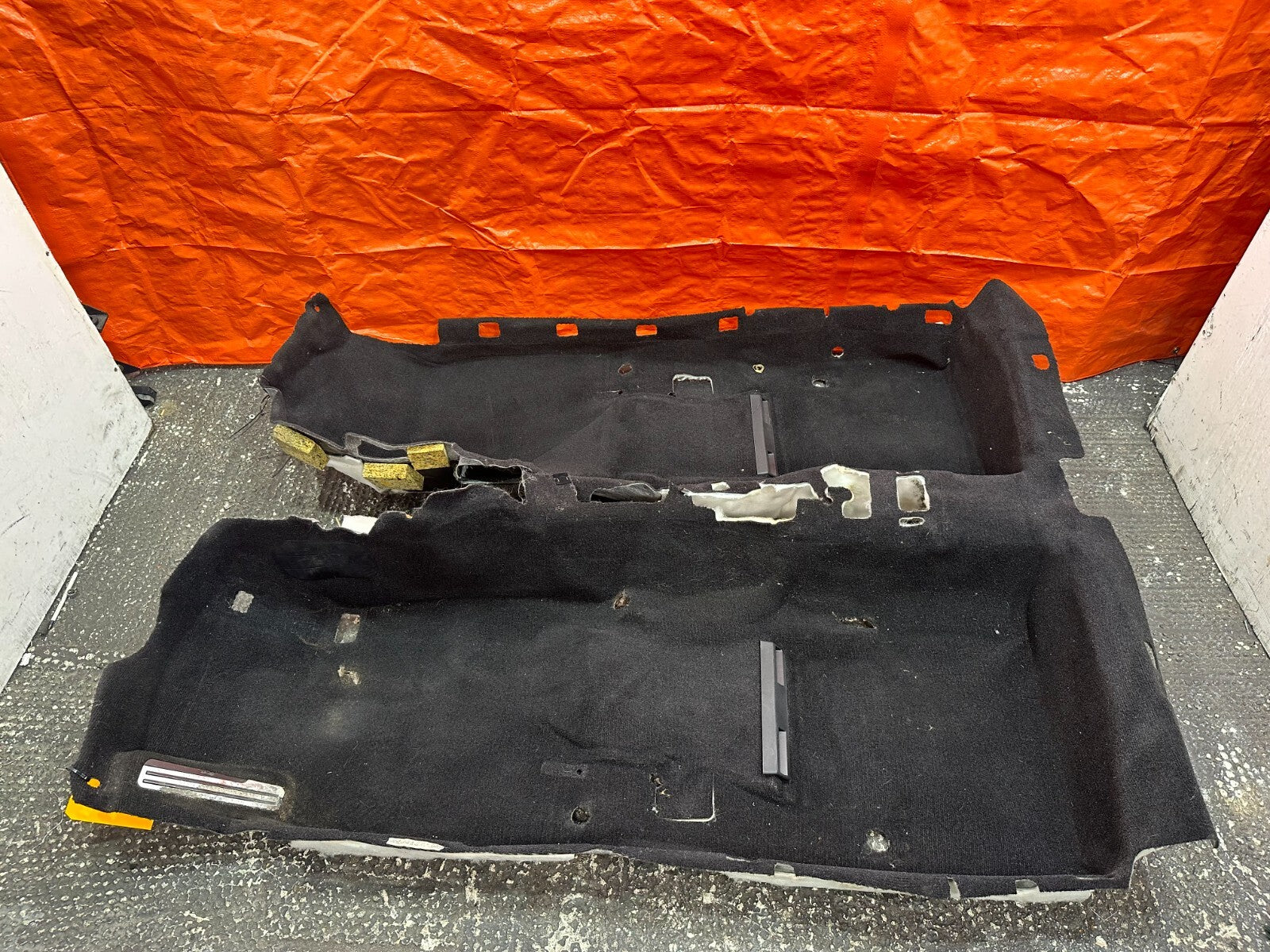 08 09 INFINITI G37 S SPORT   INTERIOR FLOOR CARPET RUG MAT   BLACK COLOR OEM 2480