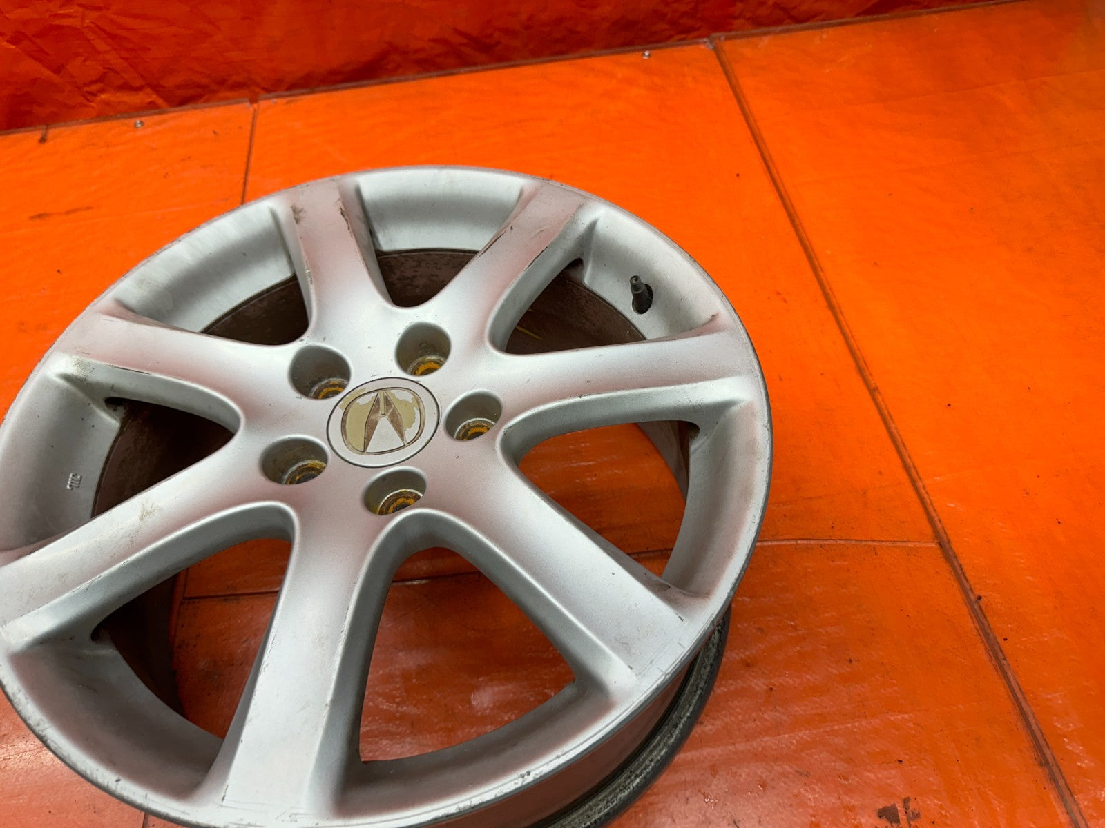 04 08 ACURA TSX 2.4L 17 INCH 7 SPOKE ALLOY WHEEL RIM 17x7 5x114.3 OEM FACTORY  35