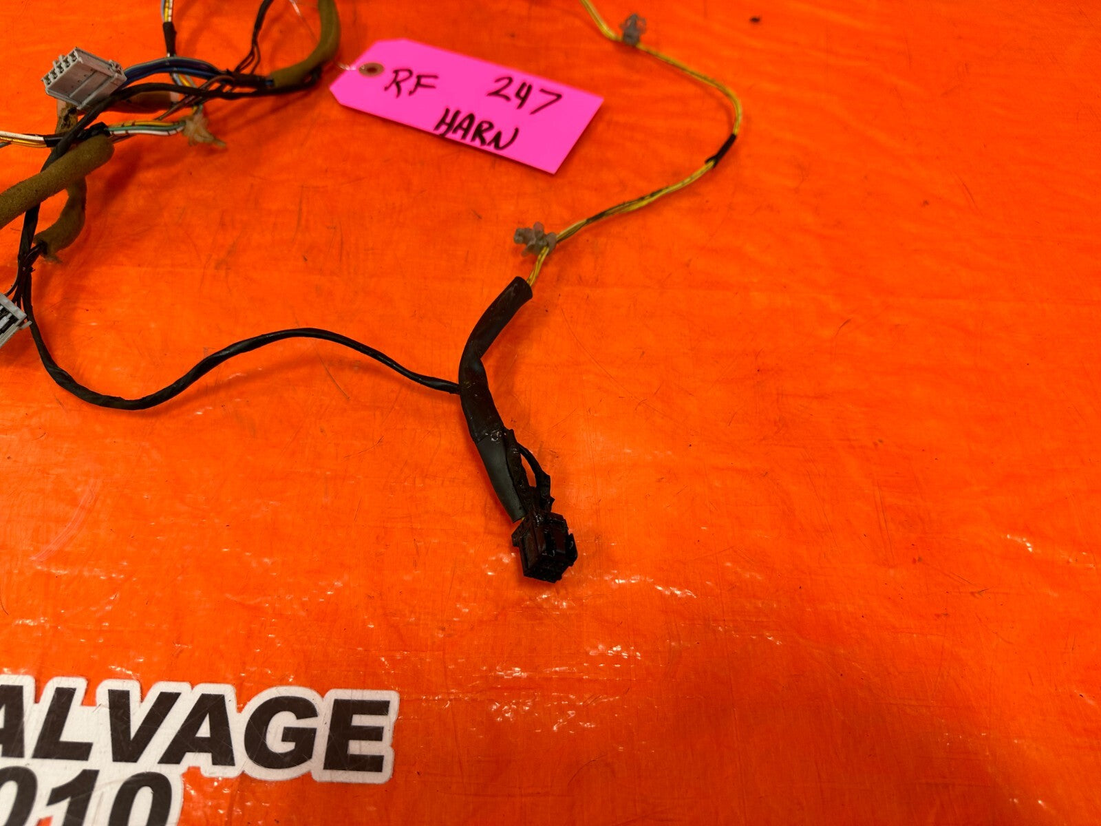 97 01 ACURA INTEGRA   GS GS R LS   2D   RIGHT DOOR WIRING HARNESS WIRE LOOM #2474