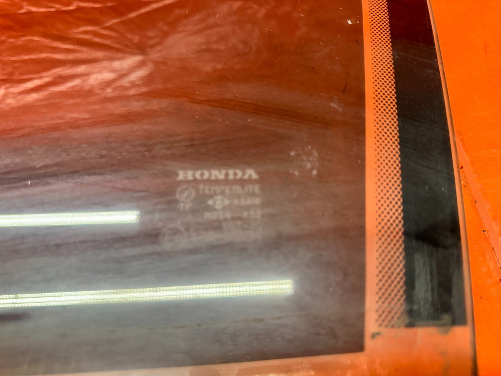 94 01 ACURA INTEGRA 2D LEFT DRIVER DOOR WINDOW GLASS OEM #3317
