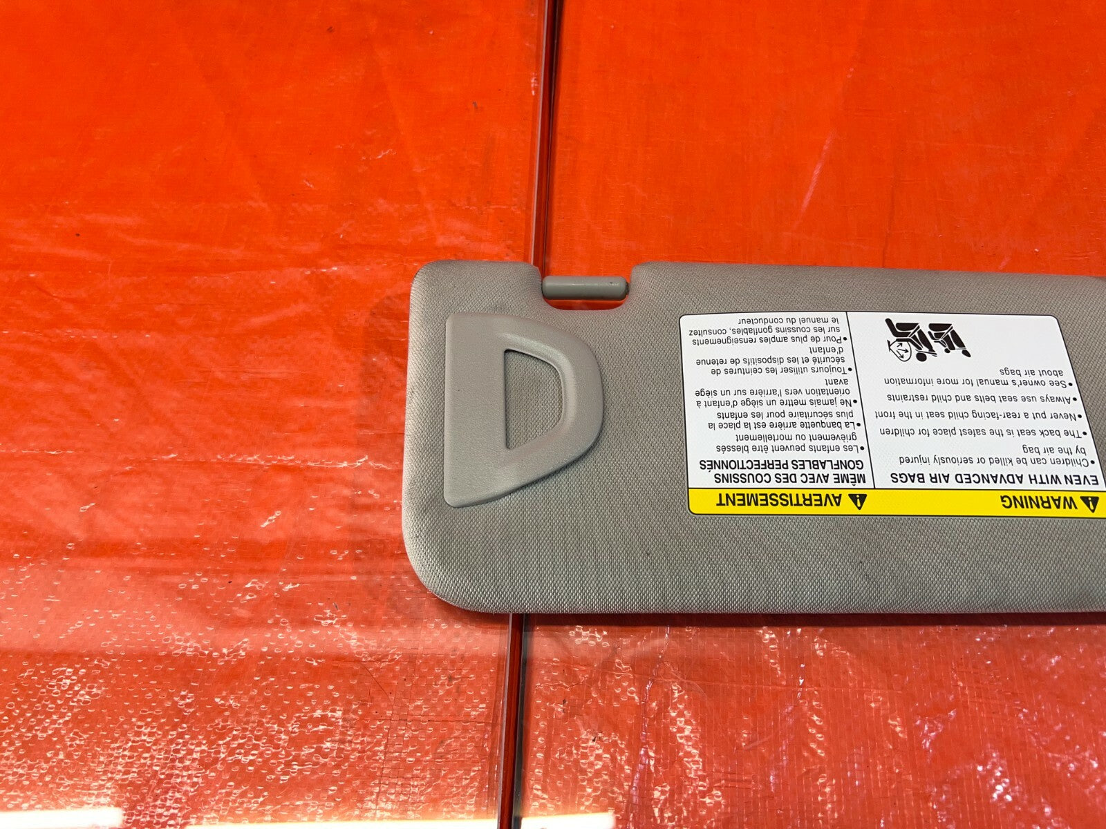 17 20 INFINITI Q50 / 17 20 Q60   SUNROOF MODEL   SUN VISOR   DRIVER LEFT OEM #966