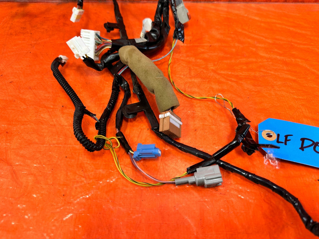 INFINITI G37 CONVERTIBLE   DRIVER LEFT FRONT DOOR WIRING HARNESS WIRE LOOM #3102