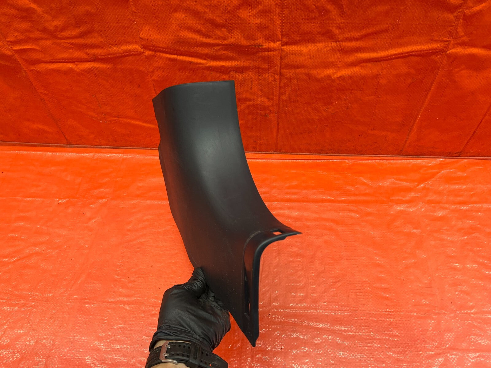 11 15 LANCER EVOLUTION X 10   KICK PANEL   PASSENGER RIGHT   BLACK   OEM #1756