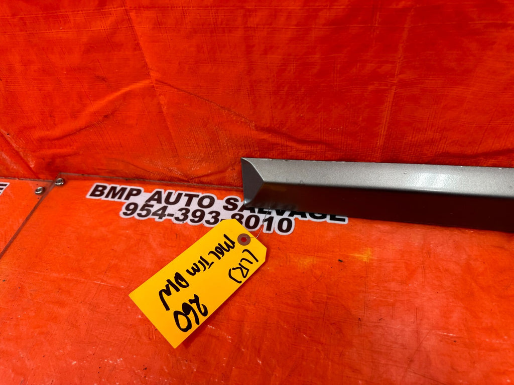 06 11 HONDA CIVIC SI 4D SEDAN   DOOR MOLDING IMPACT STRIP LEFT REAR OEM #2603