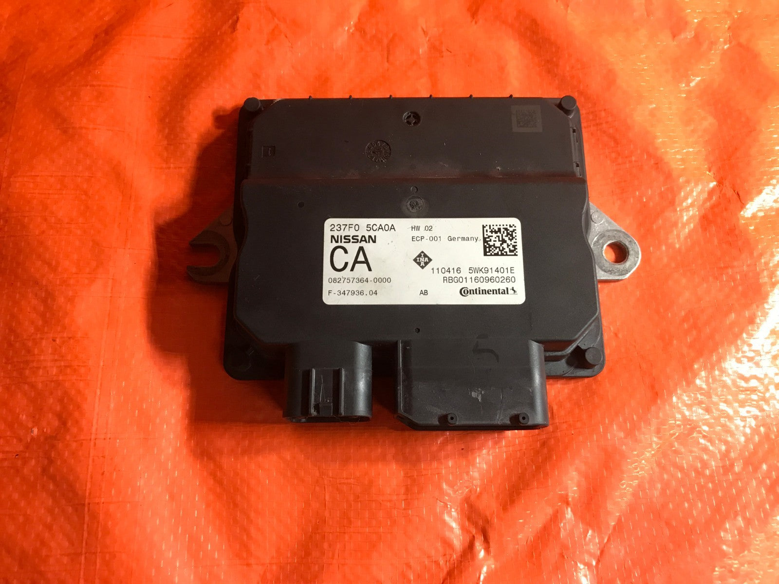 OEM 2017 17 INFINITI Q60 AWD 3.0L TT   VTC CONTROL MODULE   237F0 5CA0A0
