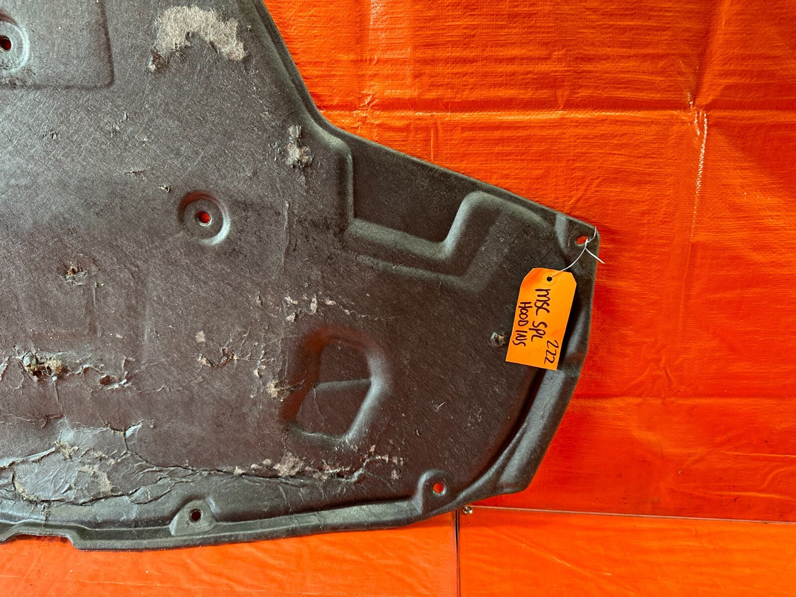 14 20 INFINITI Q50   HOOD BONNET INSULATION INSULATOR PAD   OEM FACTORY #2223