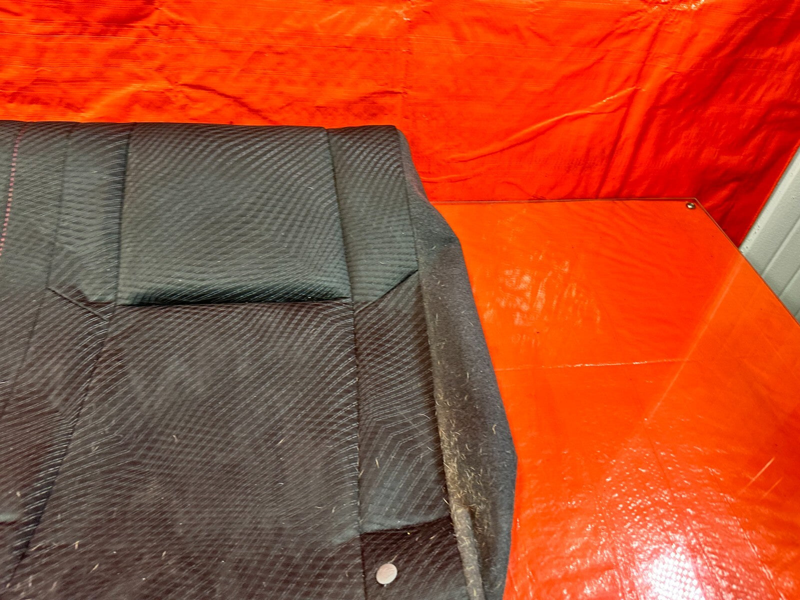 12 13 HONDA CIVIC SI 2D COUPE DRIVER LEFT REAR UPPER SEAT SKIN CLOTH FABRIC OEM5
