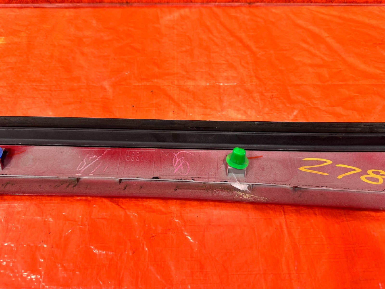 09 15 INFINITI G37 CONVERTIBLE   DRIVER LEFT EXTERIOR A PILLAR TRIM   OEM #2788