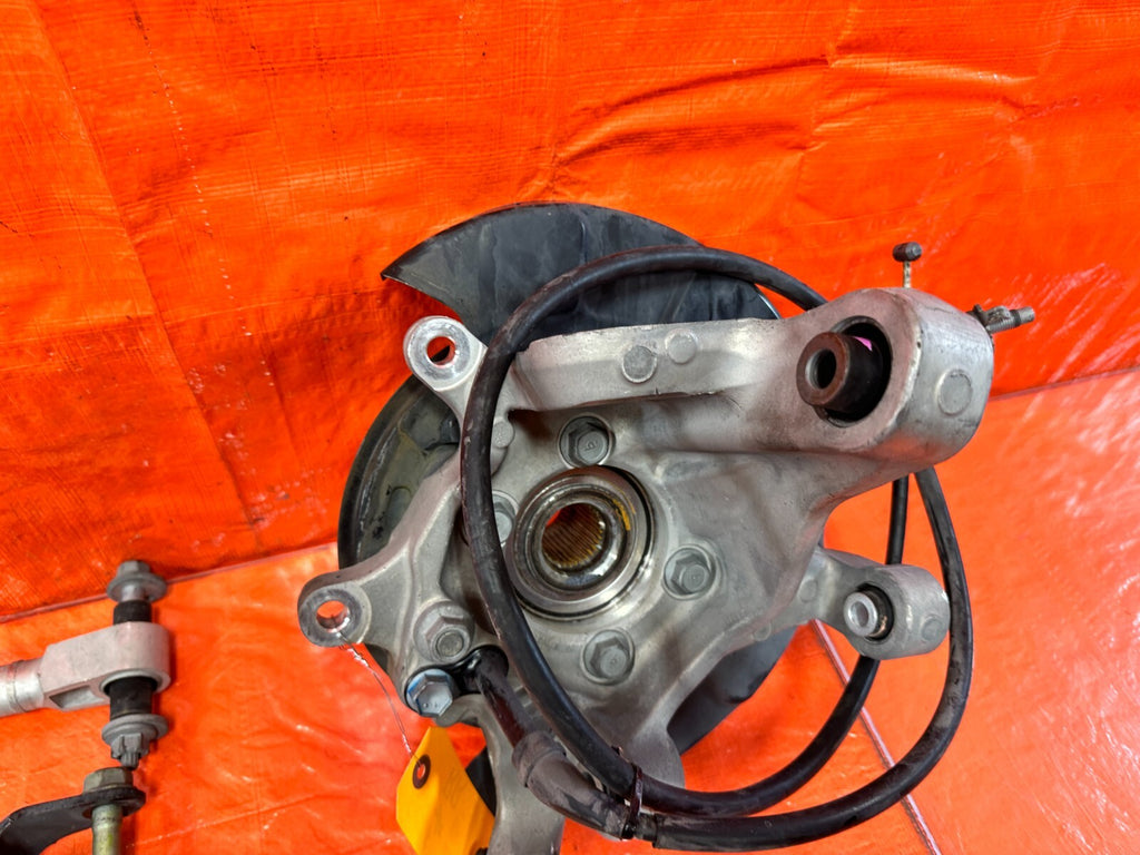 14 20 INFINITI Q50 Q60 LEFT REAR SPINDLE KNUCKLE W/ ALL CONTROL ARMS OEM #2968