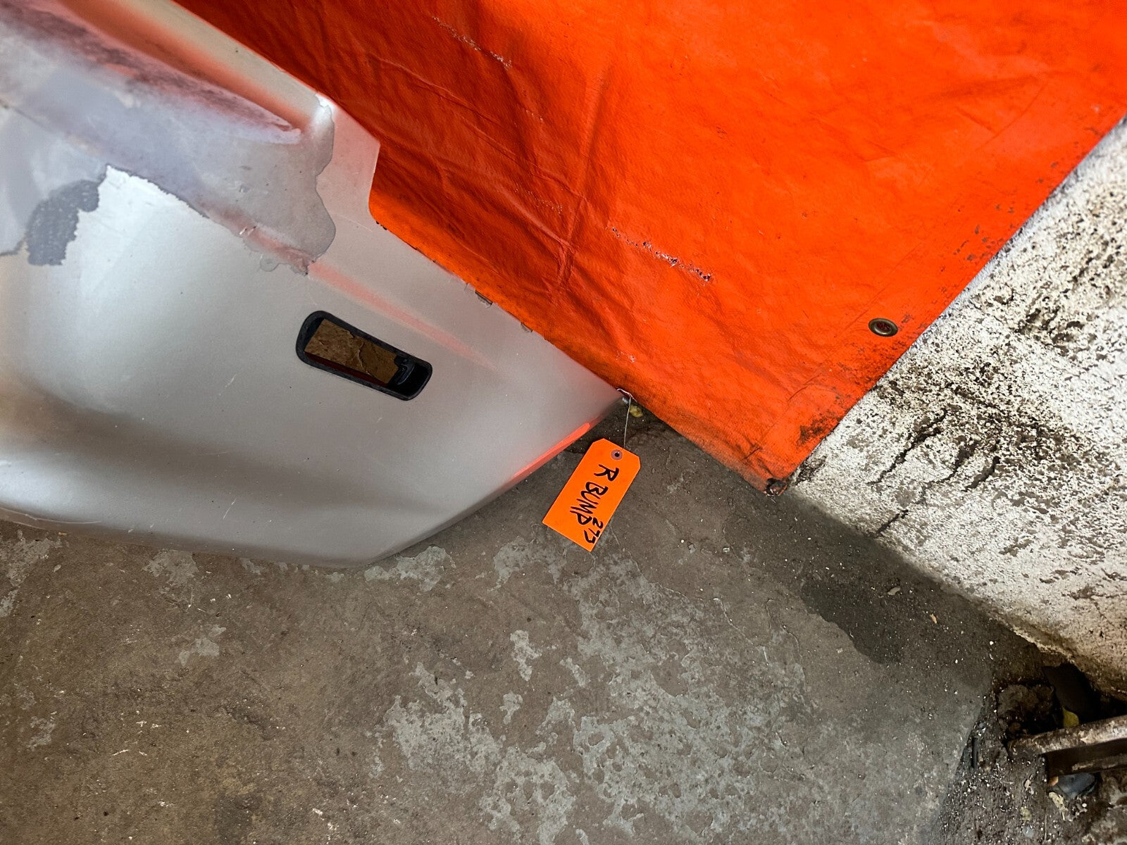 92 96 HONDA PRELUDE   REAR BUMPER COVER W/ OEM HONDA VIN   OEM FACTORY #2734