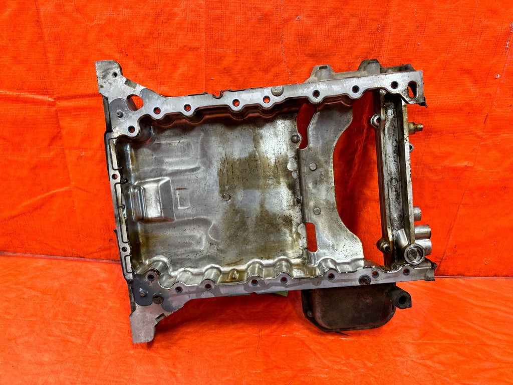 13 16 HYUNDAI GENESIS COUPE 3.8L G6DJ ALUMINUM UPPER OIL PAN ASSEMBLY OEM #2996