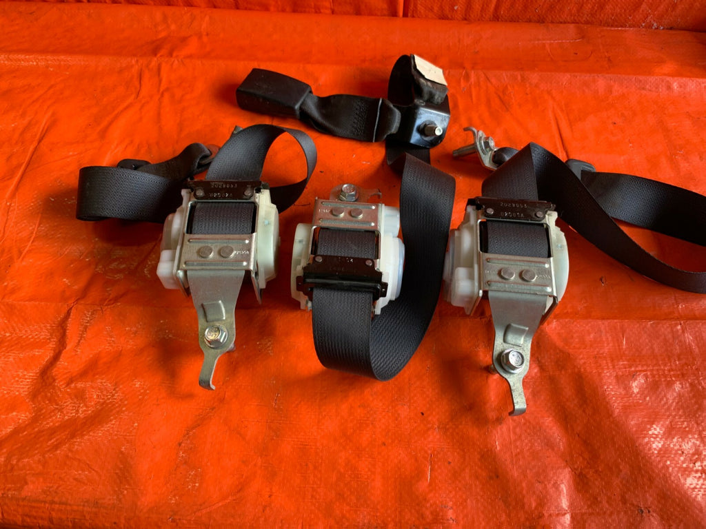 OEM 2007 07 HONDA CIVIC SI COUPE   REAR SEAT BELT SET LEFT CENTER RIGHT COMPLETE7