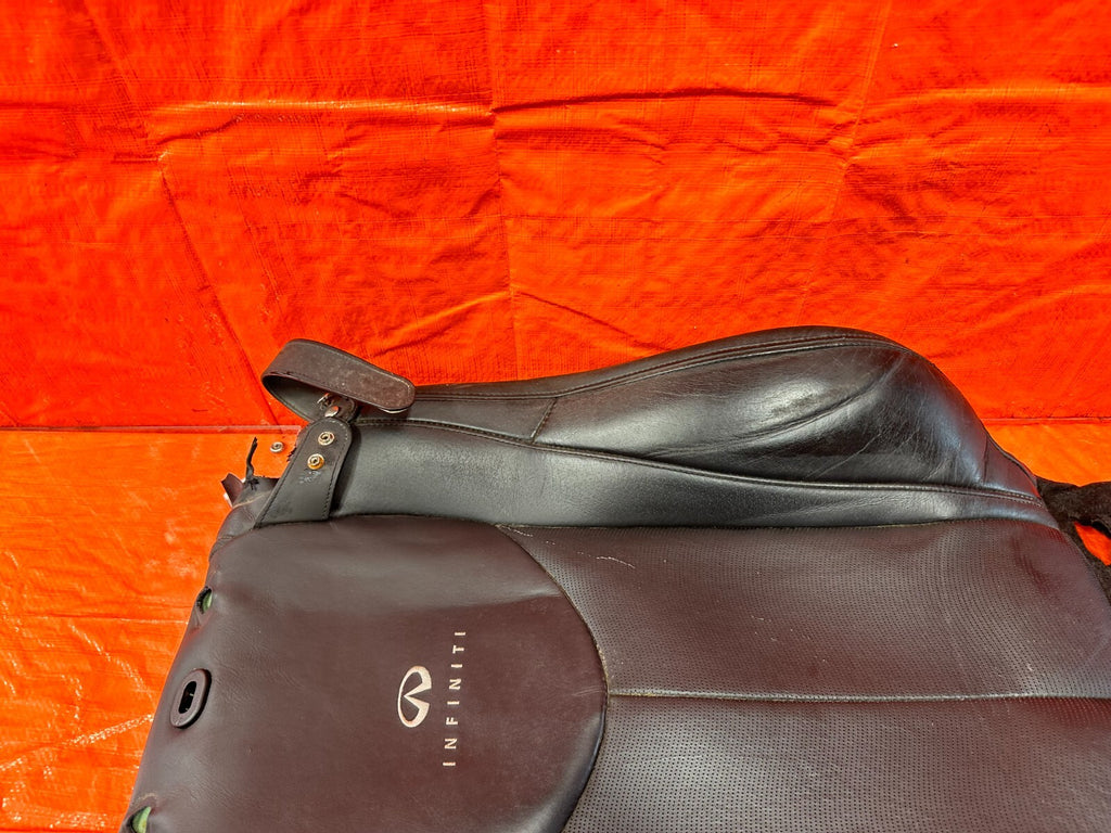 11 15 INFINITI G37 CONVERTIBLE DRIVER LEFT FRONT SEAT LEATHER SKIN WRAP OEM 27815