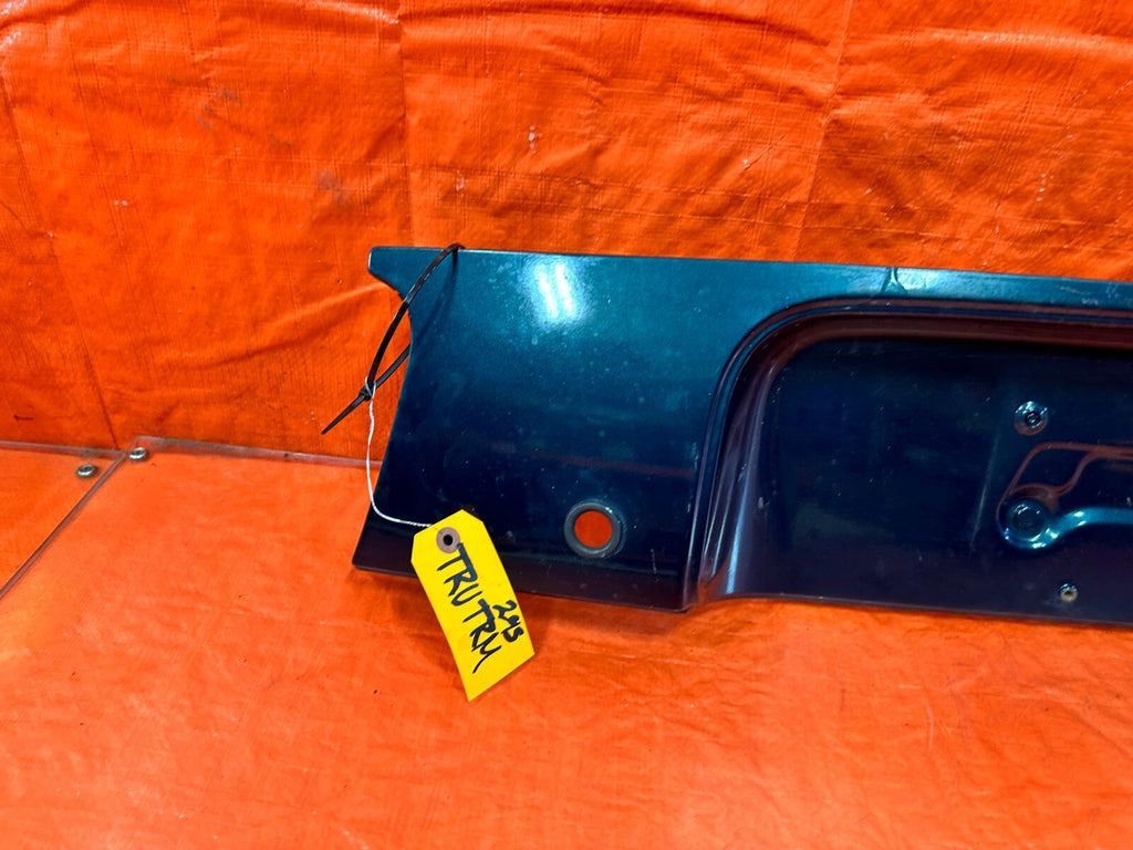 HONDA DEL SOL REAR TRUNK TAIL LIGHT TRIM SKIRT FINISH PANEL LICENSE PLATE #2953