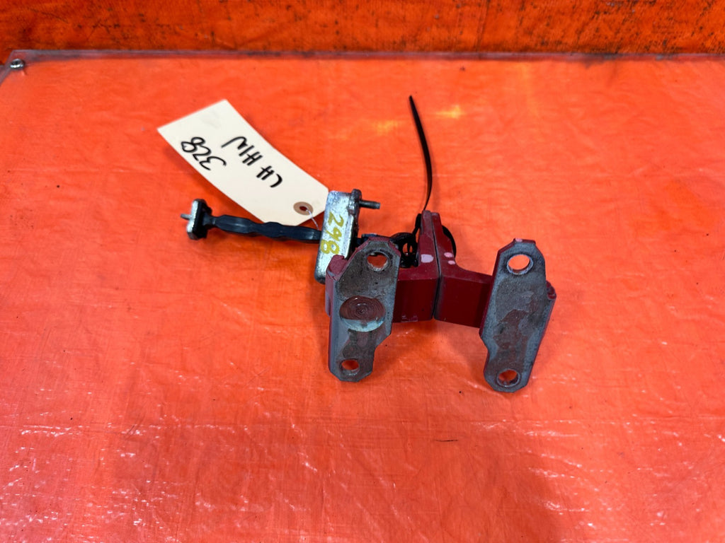 08 15 INFINITI G37 & Q60 COUPE DOOR CHECKER W/ BOTH DOOR HINGES   LEFT OEM 3283