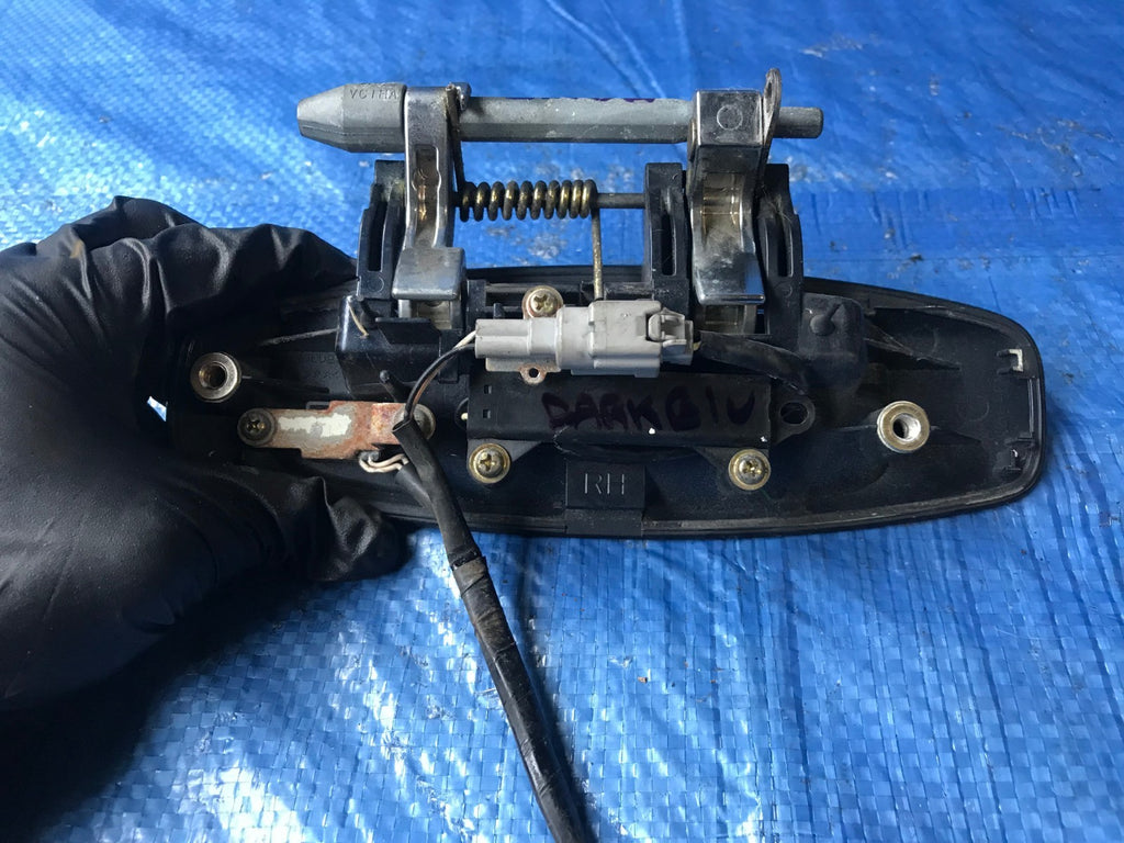 OEM 2003 2004 INFINITI G35 SEDAN   PASSENGER RIGHT FRONT DOOR HANDLE BLUE COLOR4