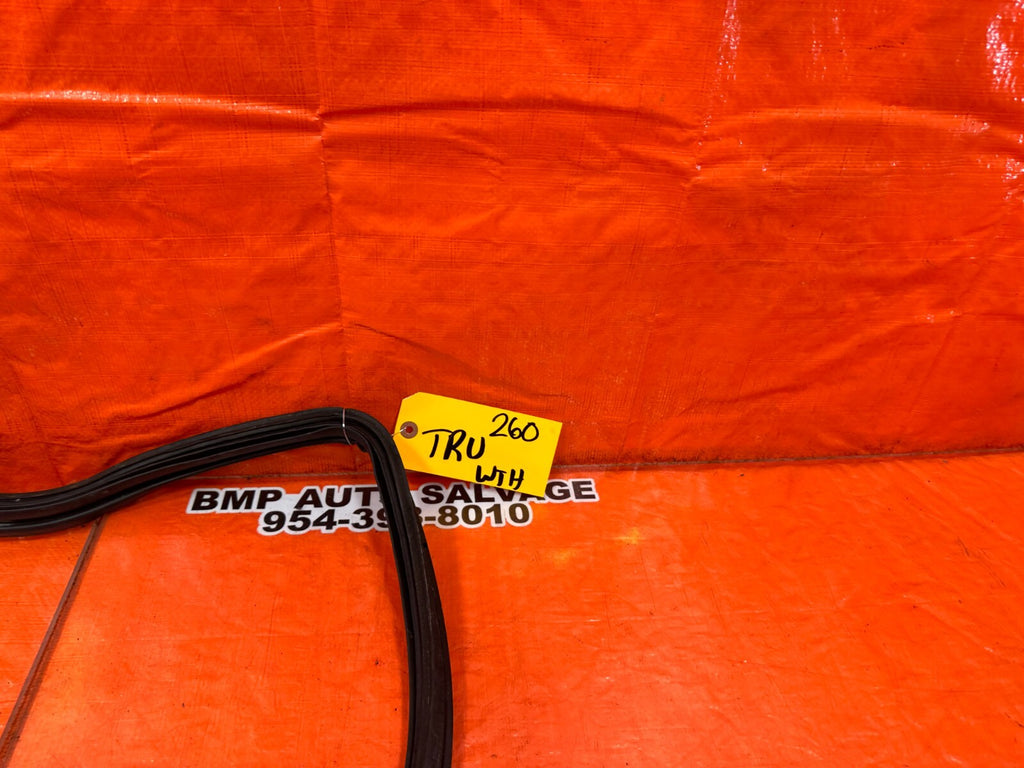 07 11 HONDA CIVIC SI SEDAN TRUNK WEATHER STRIP TRIM GASKET LINER LINING OEM #2601