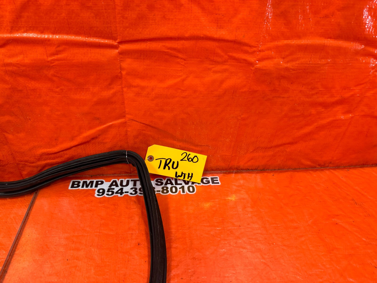07 11 HONDA CIVIC SI SEDAN TRUNK WEATHER STRIP TRIM GASKET LINER LINING OEM #2601