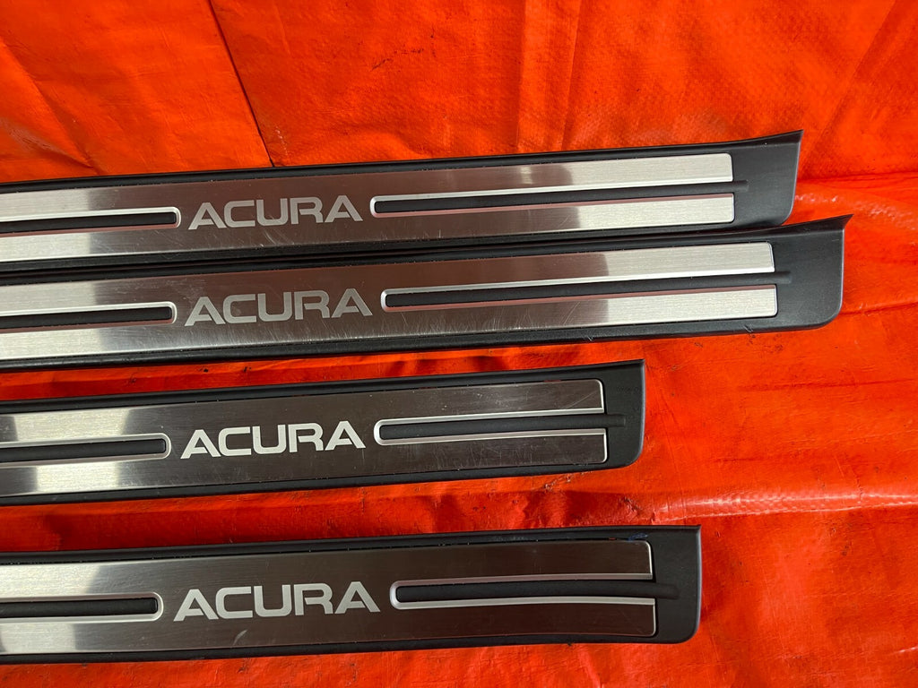 09 12 ACURA RL   INTERIOR DOOR SILL SET   FRONT REAR LEFT RIGHT SILLS    OEM OE2