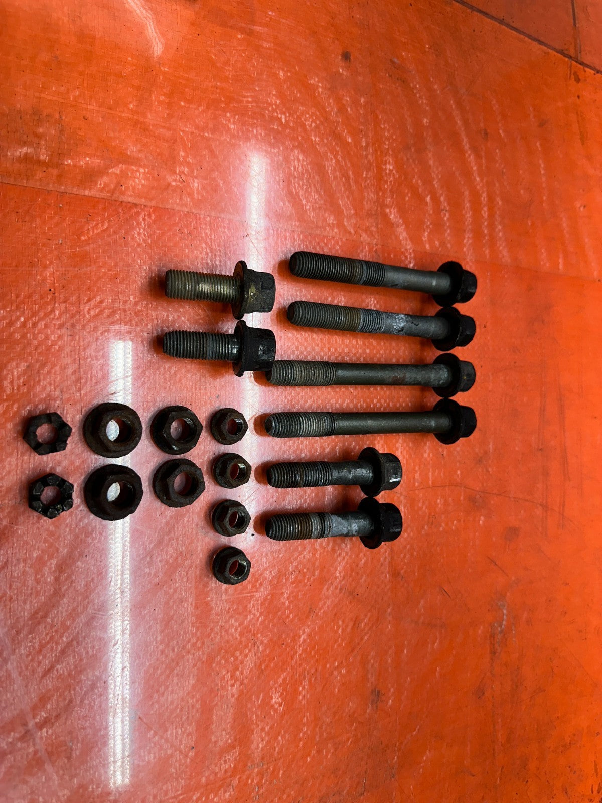 92 95 HONDA CIVIC EX 1.6L   FRONT CONTROL ARM BOLTS HARDWARE   OEM #3334