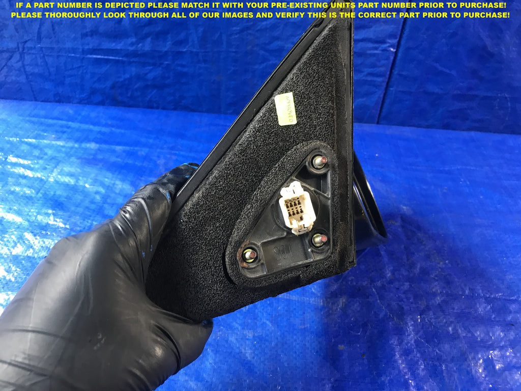 OEM 1996 1997 1998 1999 2000 HONDA CIVIC SEDAN PASSENGER RIGHT SIDE VIEW MIRROR 4