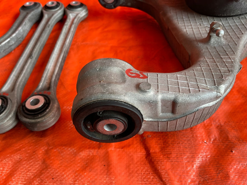 11 16 PORSCHE   PANAMERA 4 MODEL   AWD   DRIVER LEFT REAR CONTROL ARM SET OEM 655
