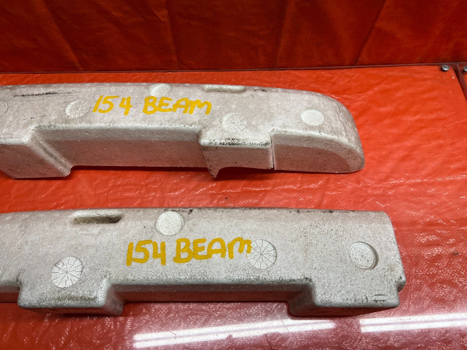 90 91 ACURA INTEGRA 2D REAR BUMPER FOAM IMPACT ENERGY ABSORBER LEFT RIGHT   OEM5
