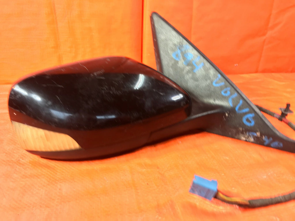 OEM 2004 04 VOLVO S40 PASSENGER RIGHT SIDE VIEW MIRROR BLACK E11 015850 4