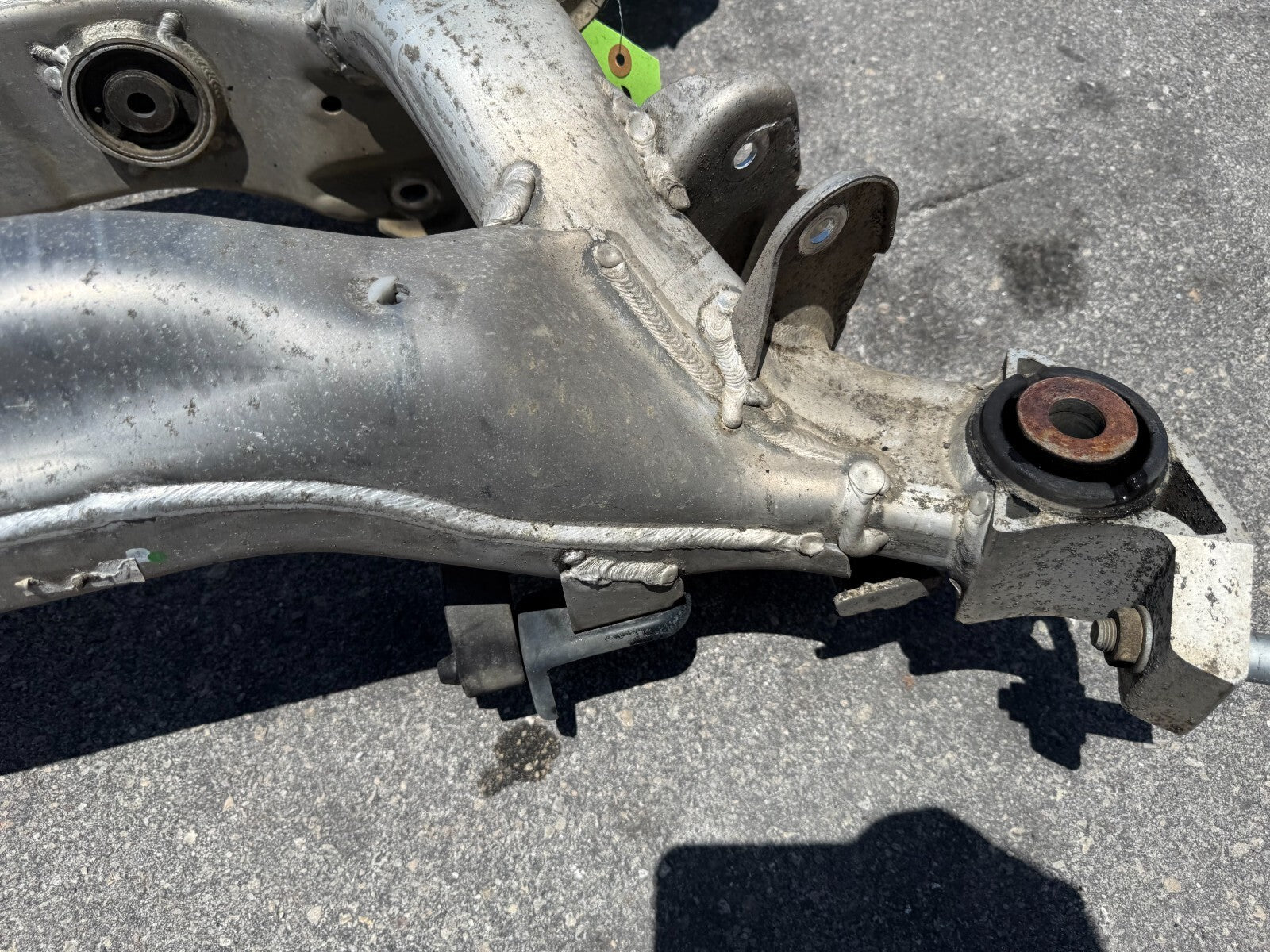03 07 INFINITI G35 COUPE   REAR SUBFRAME CROSSMEMBER K FRAME   ALUMINUM OEM 29812