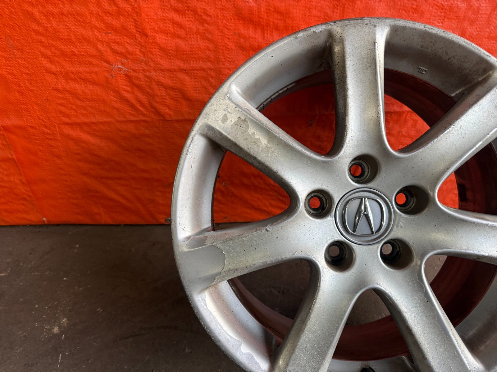 04 05 ACURA TSX   INDIVIDUAL SINGLE WHEEL RIM   7 SPOKE   OEM FACTORY #3248