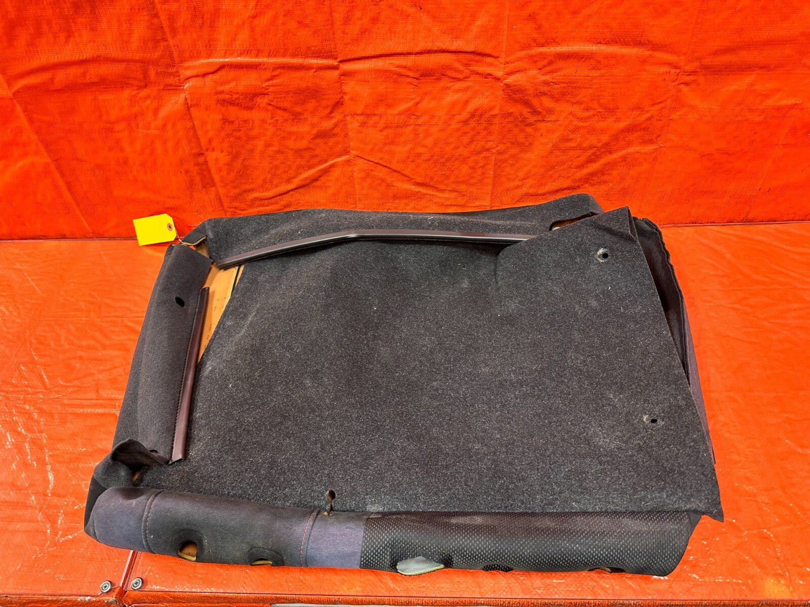 06 08 HONDA CIVIC SI 2D DRIVER LEFT REAR UPPER SEAT SKIN WRAP FABRIC OEM 2868