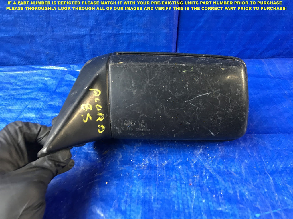 OEM 1984 1985 HONDA ACCORD DRIVER LEFT SIDE VIEW MIRROR 0