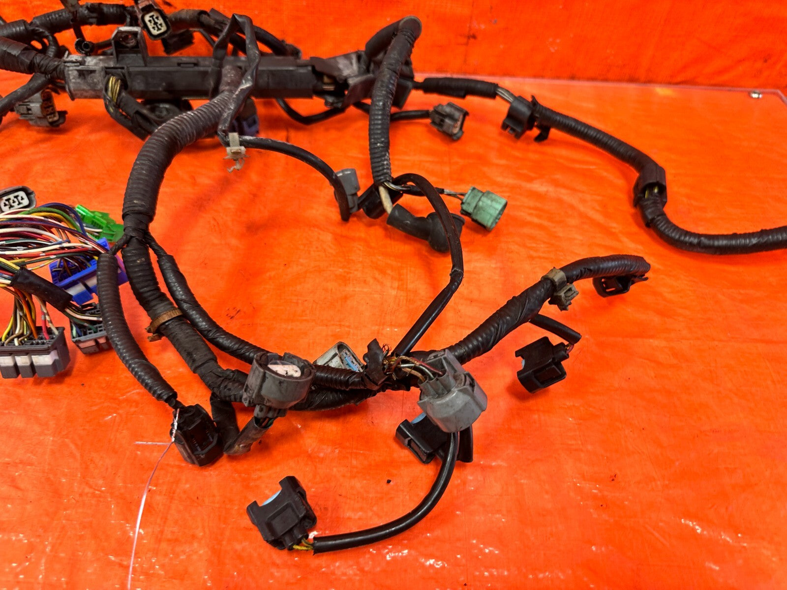 99 00 HONDA CIVIC   D16Y7 NON VTEC   AUTOMATIC   ENGINE HARNESS WIRE LOOM   OEM3
