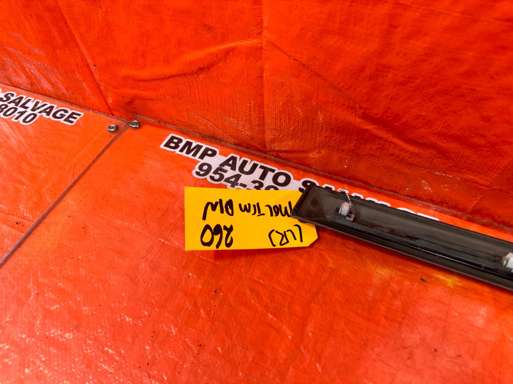 06 11 HONDA CIVIC SI 4D SEDAN   DOOR MOLDING IMPACT STRIP LEFT REAR OEM #2605