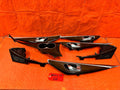 14 20 INFINITI Q50 WOOD GRAIN INTERIOR TRIM CUP HOLDERS DOOR PANEL AC VENTS OEM0