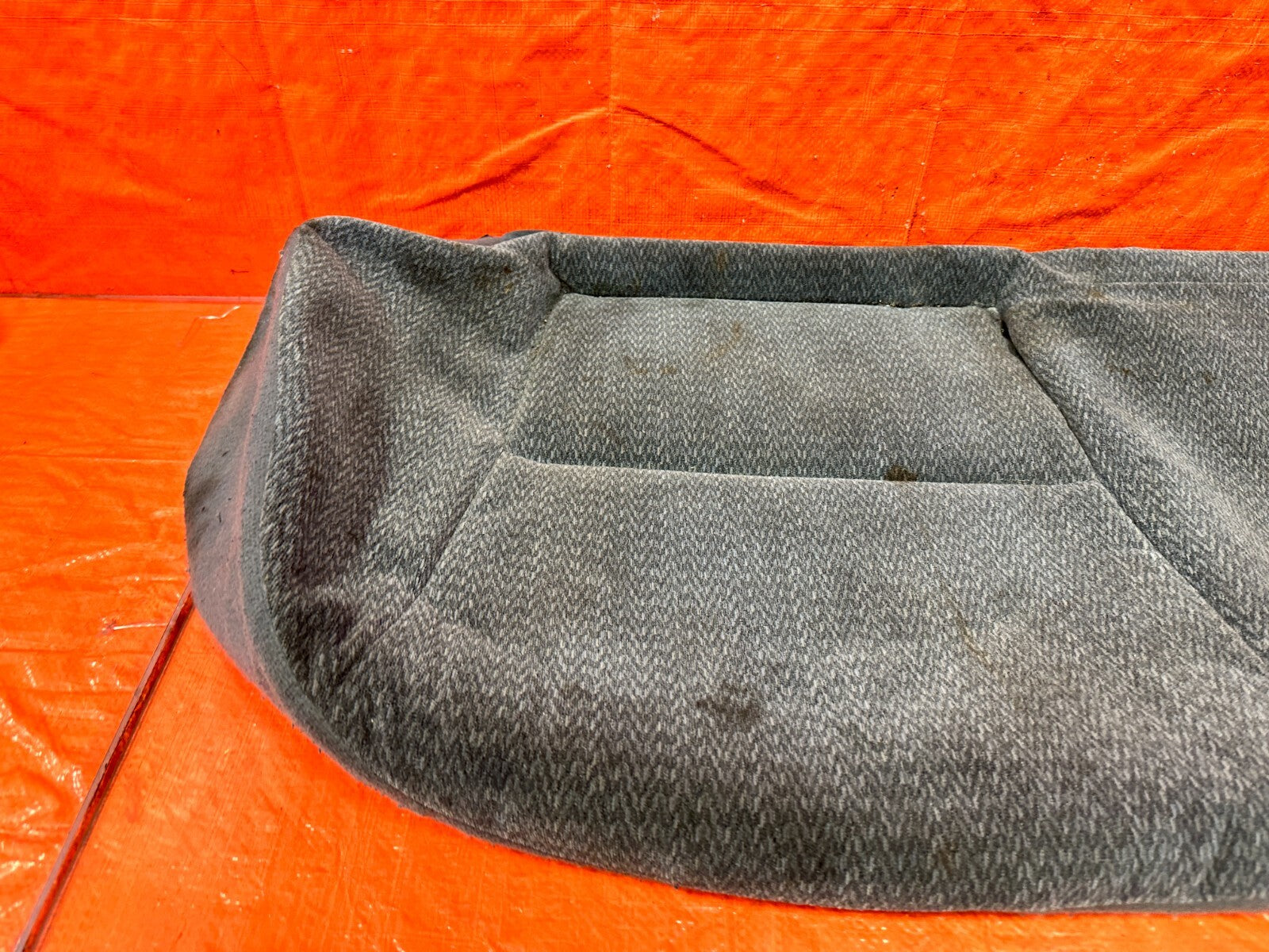 96 00 HONDA CIVIC SEDAN 4D   REAR LOWER SEAT FABRIC SKIN WRAP OVERLAY OEM 2975