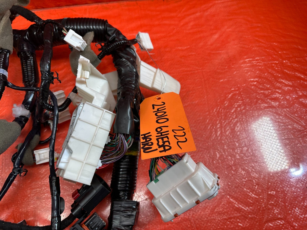 2017 INFINITI Q50 RED SPORT 400 DASH BOARD CLUSTER WIRING HARNESS WIRE LOOM #2221