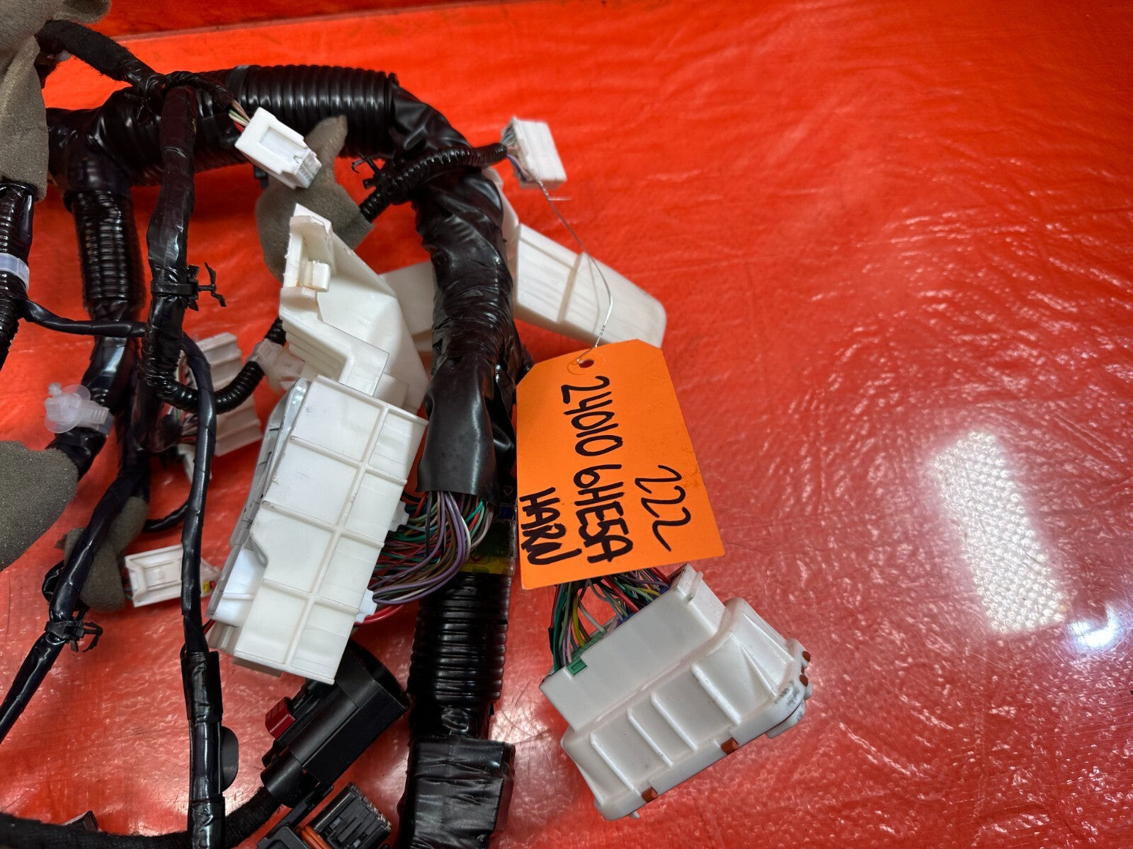 2017 INFINITI Q50 RED SPORT 400 DASH BOARD CLUSTER WIRING HARNESS WIRE LOOM #2221