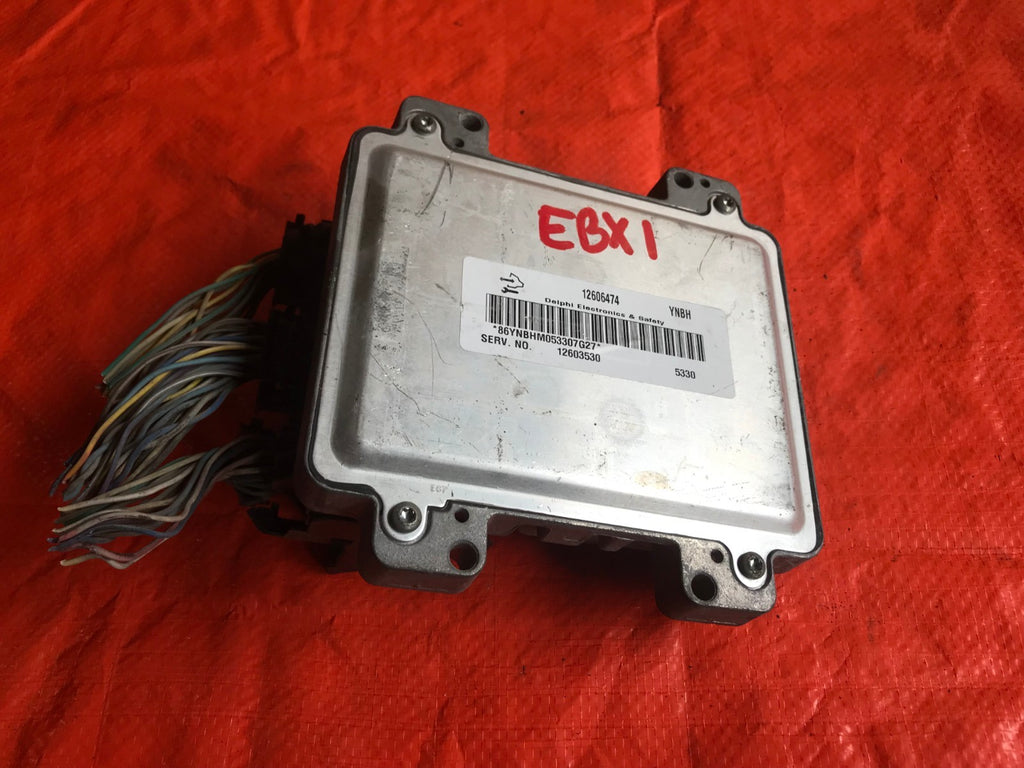 OEM VARIOUS MODELS CHEVROLET ENGINE COMPUTER ECU ECM EBX   PART # 12606474 YNBH0