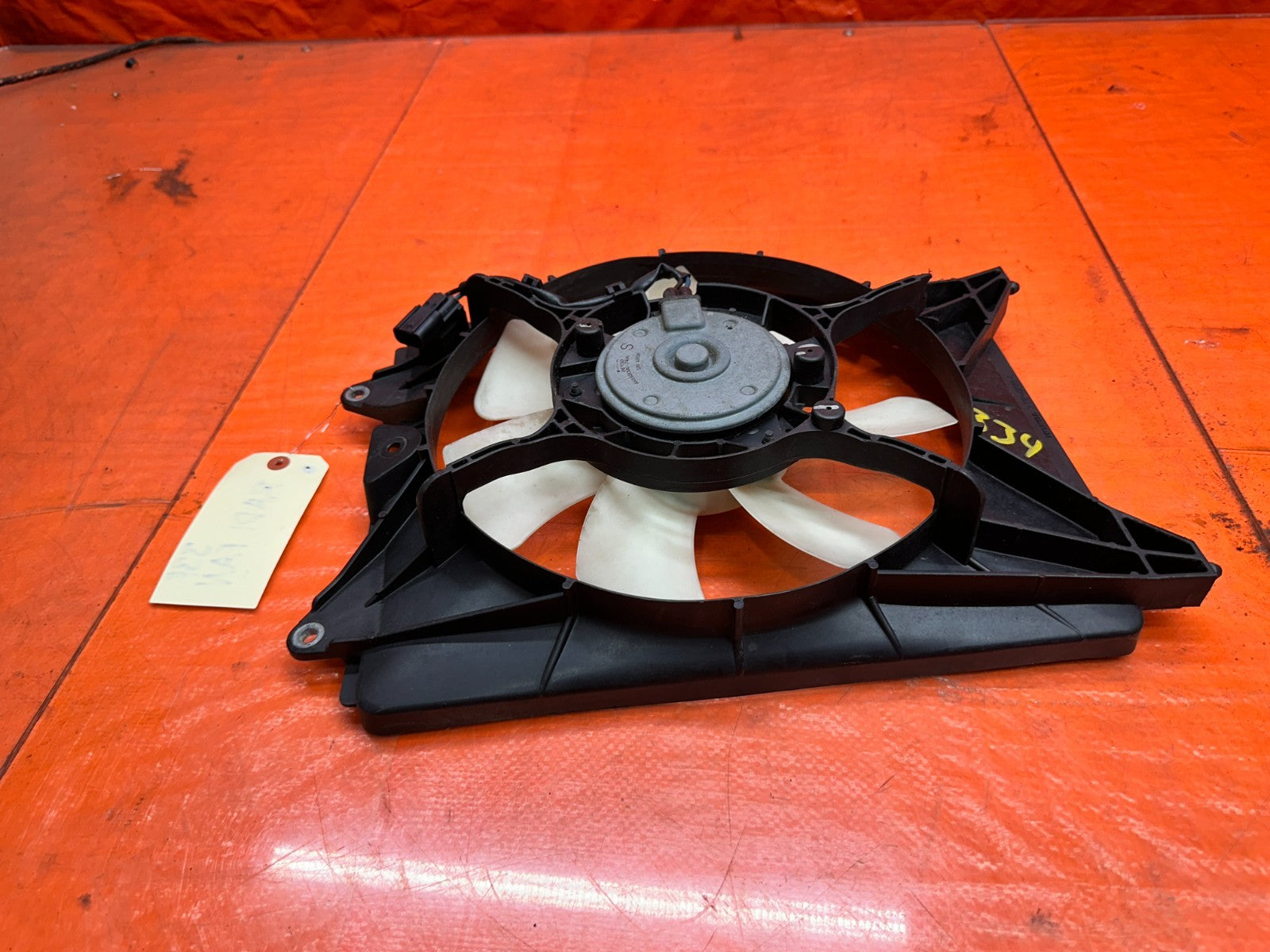 13 15 HONDA CIVIC SI 4D 2.4L AC CONDENSER COOLING FAN MOTOR ASSEMBLY OEM #3346